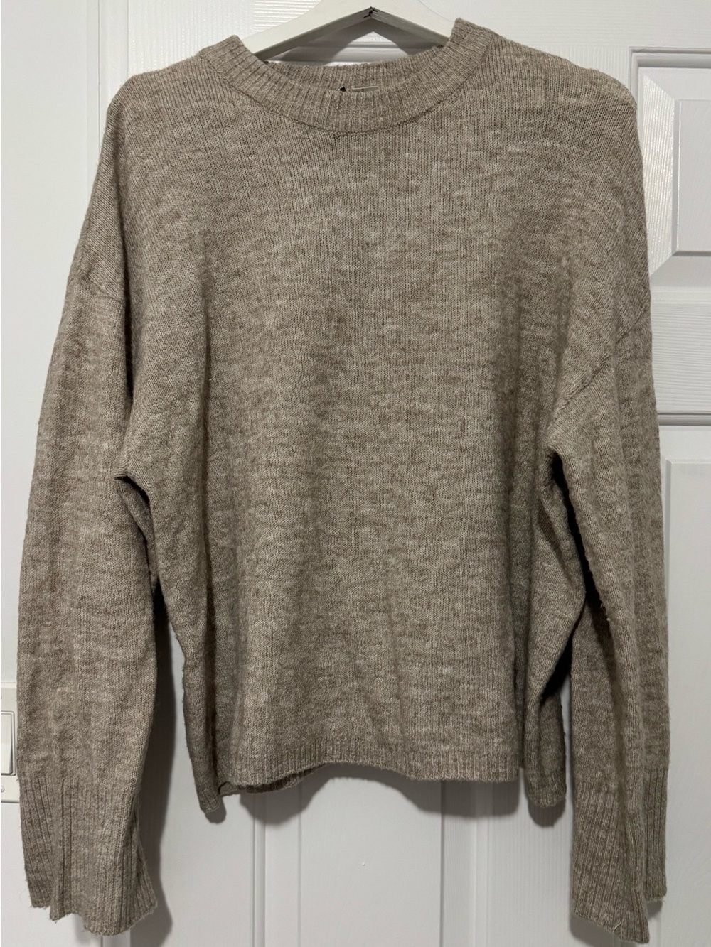H&M Women’s Crewneck Sweater in Light Taupe